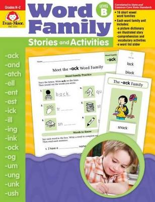 Book cover for Word Family Stories and Activities, Kindergarten - Grade 2 (Level B), Teacher Resource