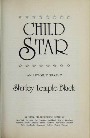 Book cover for Child Star - an Autobiography