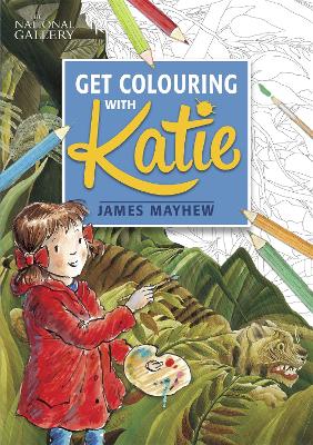 Book cover for The National Gallery Get Colouring with Katie