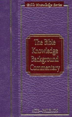 Book cover for Bible Knowledge Background Commentary