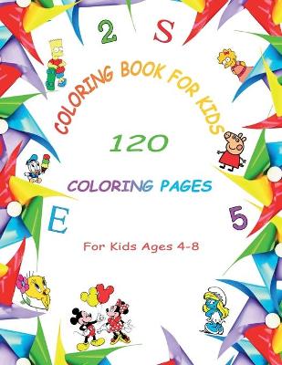 Book cover for Coloring Book For kids