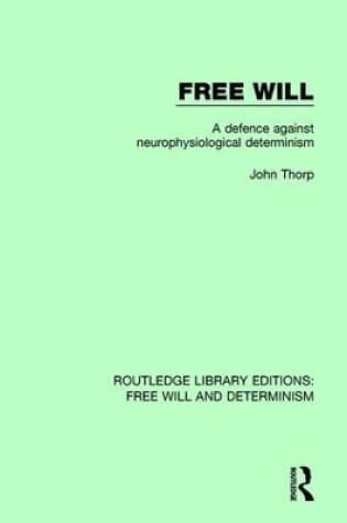 Cover of Free Will