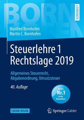 Book cover for Steuerlehre 1 Rechtslage 2019