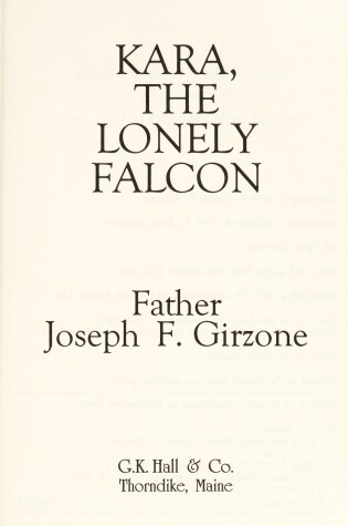 Cover of Kara, the Lonely Falcon