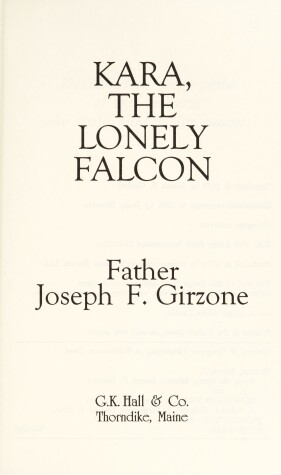 Book cover for Kara, the Lonely Falcon