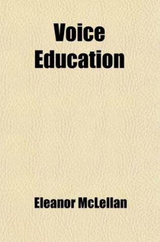 Cover of Voice Education