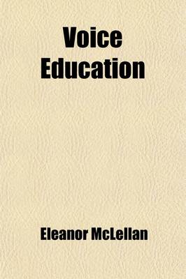 Book cover for Voice Education