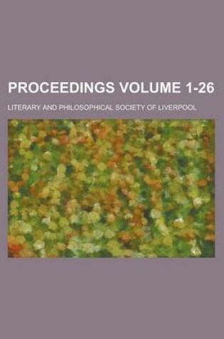 Cover of Proceedings Volume 1-26