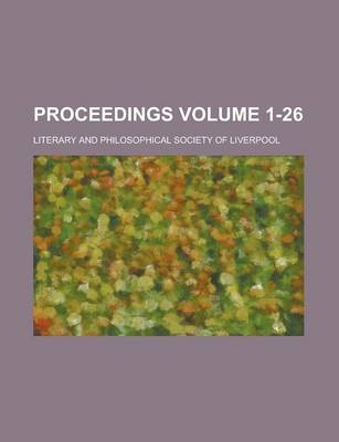 Book cover for Proceedings Volume 1-26