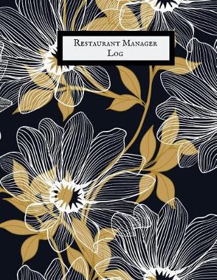 Book cover for Restaurant Manager Log