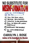 Book cover for No Substitute For Misinformation