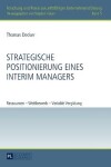 Book cover for Strategische Positionierung eines Interim Managers