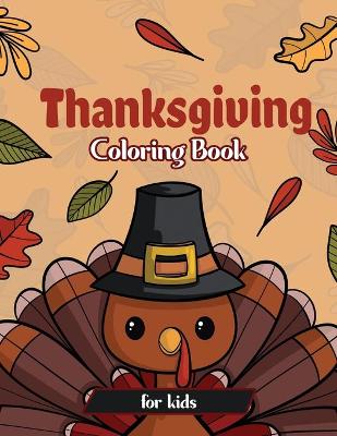 Book cover for Thanksgiving Coloring Book for Kids