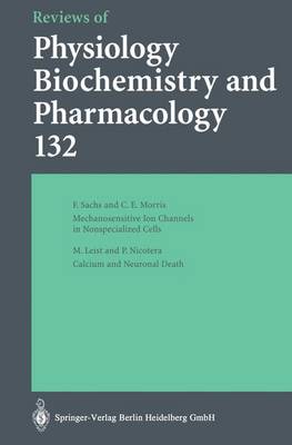 Book cover for Reviews of Physiology, Biochemistry and Pharmacology 132