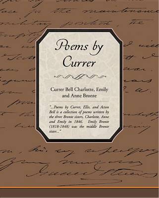 Book cover for Poems by Currer Bell