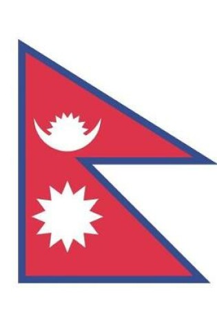 Cover of Nepal Flag Notebook - Nepalese Flag Book - Nepal Travel Journal