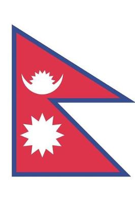 Book cover for Nepal Flag Notebook - Nepalese Flag Book - Nepal Travel Journal