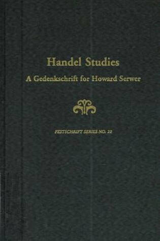 Cover of Handel Studies