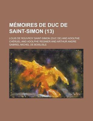 Book cover for Memoires de Duc de Saint-Simon (13)