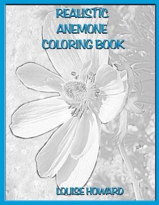 Book cover for Realistic Anemone Coloring Book