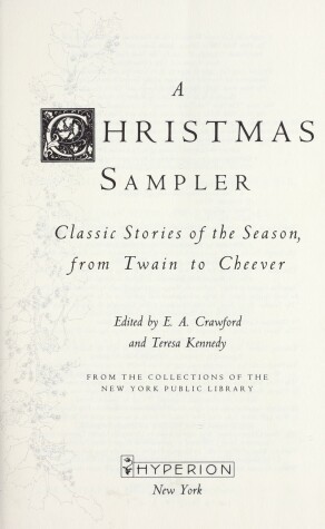 Book cover for A Christmas Sampler