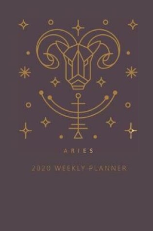 Cover of Aries 2020 Weekly Planner (Burgundy)