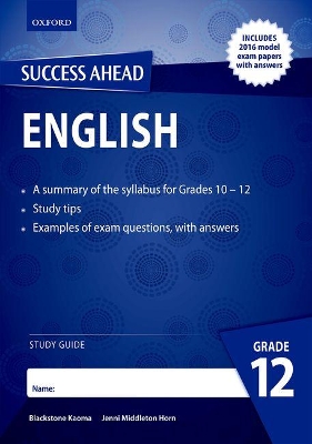 Book cover for Success Ahead in English (Zambia): Grade 12: Study Guide