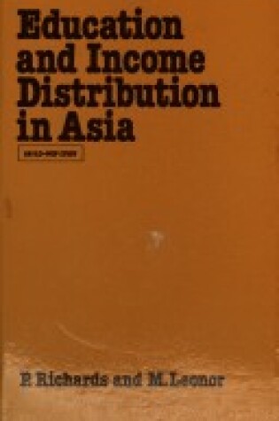 Cover of Education and Income Distribution in Asia