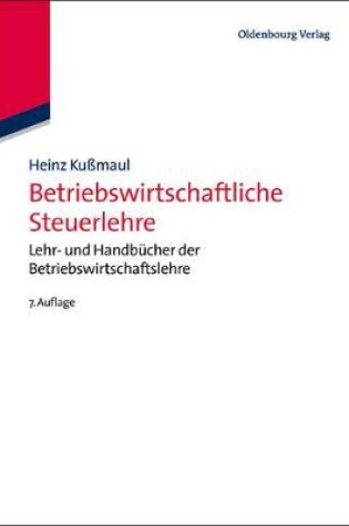 Cover of Betriebswirtschaftliche Steuerlehre