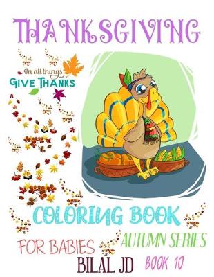 Book cover for Thanksgiving Coloring Book for Babies