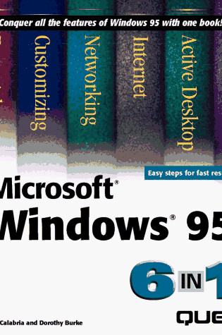 Cover of Microsoft Windows 95 6-in-1