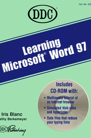 Cover of Learning Ms Word 97