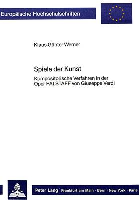 Book cover for Spiele Der Kunst