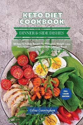 Book cover for Keto Diet Cookbook - Dinner & Side Dishes