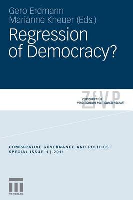 Book cover for Regression of Democracy?