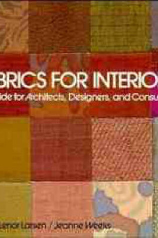 Cover of Fabrics for Interiors