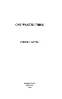 Book cover for One Wanted Thing