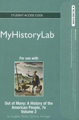 Cover of NEW MyLab History -- Standalone Access Card -- for Out of Many