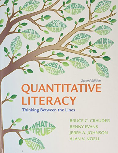 Book cover for Quantitative Literacy 2e & Webassign Standard Course Access Code