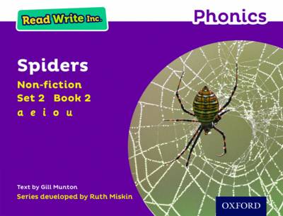 Book cover for Read Write Inc. Phonics: Spiders (Purple Set 2 Non-fiction 2)