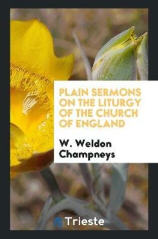 Cover of Plain Sermons on the Liturgy of the Church of England