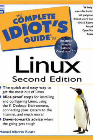 Cover of Complete Idiot's Guide to Linux