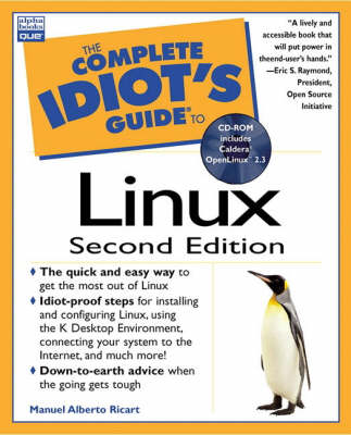 Book cover for Complete Idiot's Guide to Linux