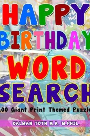 Cover of Happy Birthday Word Search