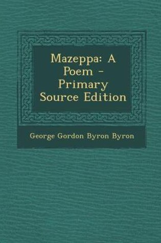 Cover of Mazeppa