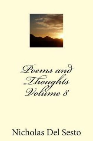 Cover of Poems and Thoughts Volume 8