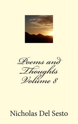 Book cover for Poems and Thoughts Volume 8