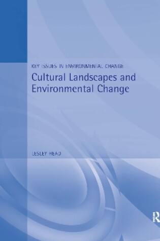 Cover of Cultural Landscapes and Environmental Change