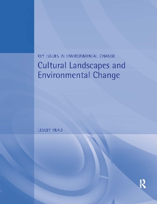 Book cover for Cultural Landscapes and Environmental Change