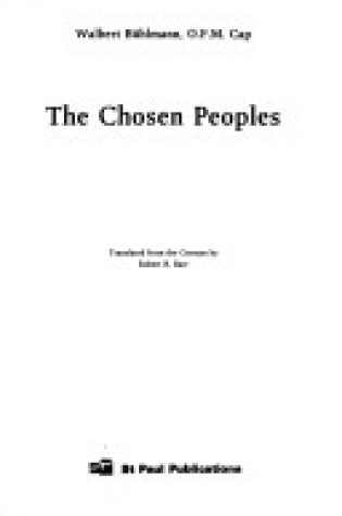 Cover of The Chosen Peoples